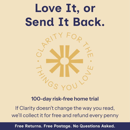 Love It Or Send It Back. 100 Day risk free home trial